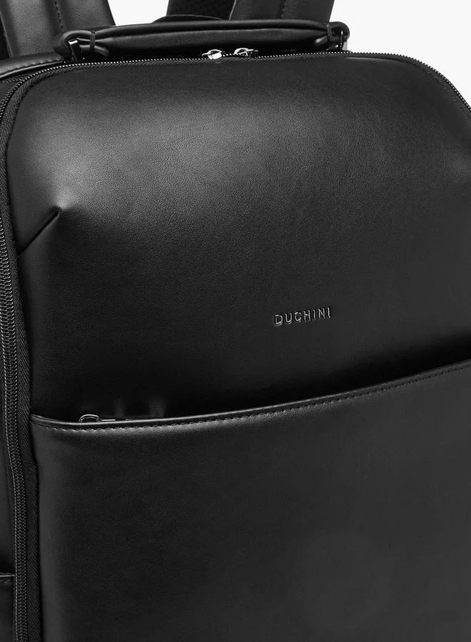 DUCHINI BLACK Backpack With Adjustable Straps for Men | Best Price UAE